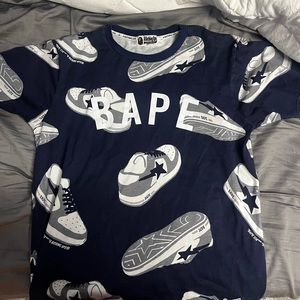 A Bathing Ape Bapesta Random Tee